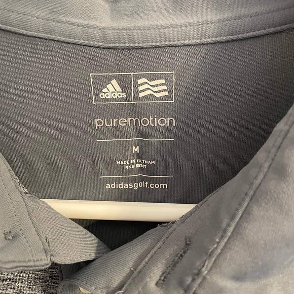 Boston Celtics Adidas Men's Polo Shirt Gray - Picture 2 of 3